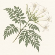 Pencil study of Millingtonia hortensis